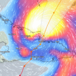 Melissa comienza a abandonar el territorio nacional