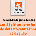 Sancti Spíritus en 26 este jueves en Mesa Redonda