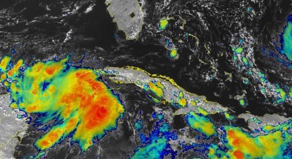 Área de bajas presiones pudiera convertirse en Depresión Tropical próxima a Cuba