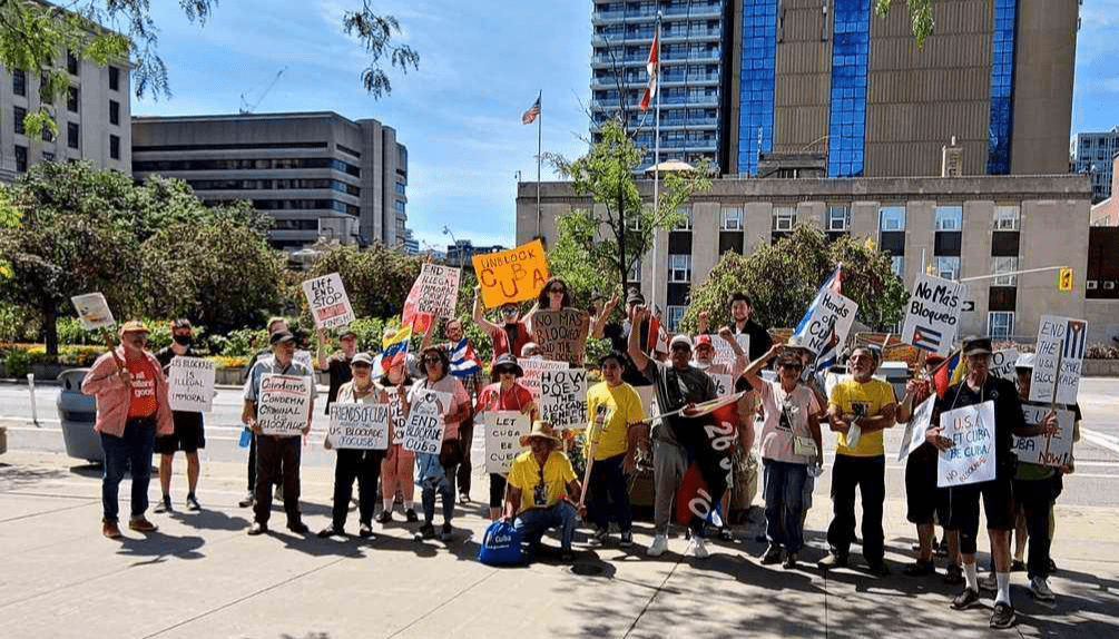 Exigen fin del bloqueo a Cuba en más de 20 ciudades del mundo (+ Video)