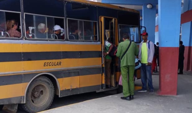 Un bálsamo para la transportación en el fin de año (+ fotos y video)