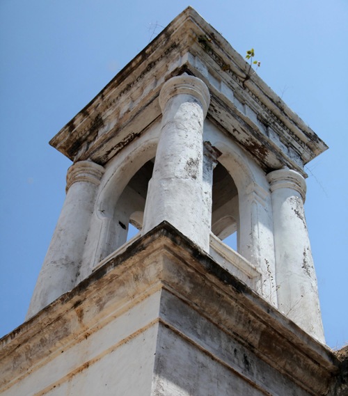 Torre campanario del otrora ingenio de Palmarito. Foto: Oscar Alfonso Sosa.