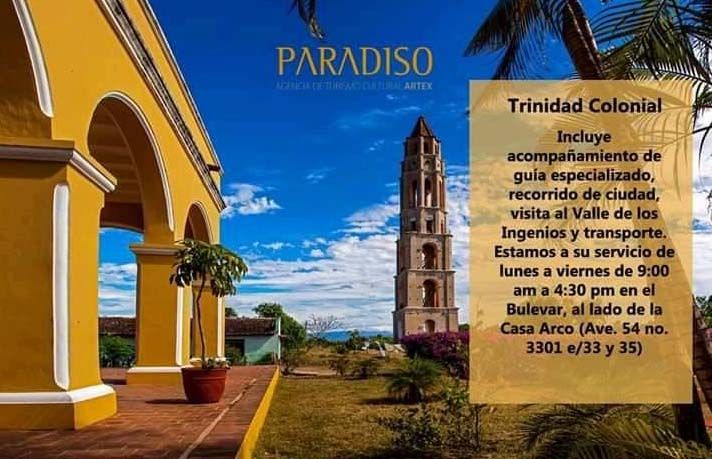 Promueve Agencia Paradiso valores patrimoniales de Trinidad de Cuba