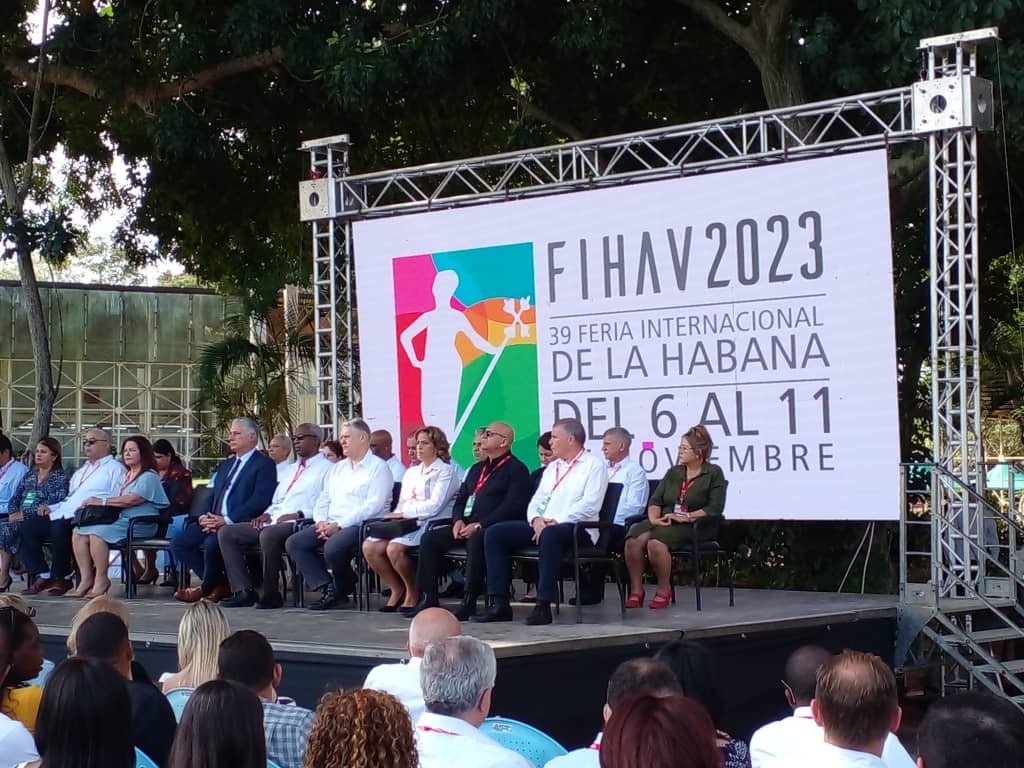 Presidente de Cuba asiste a inauguración de Fihav 2023 (+Fotos)
