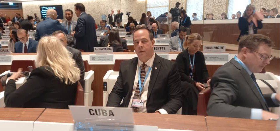 Presente Cuba en Asamblea Mundial de la Salud