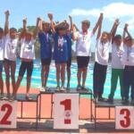 Ondinas y tritones de Sancti Spíritus ocupan segundo lugar en Copa Pioneril Nacional