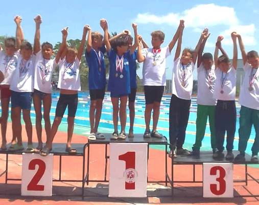 Ondinas y tritones de Sancti Spíritus ocupan segundo lugar en Copa Pioneril Nacional