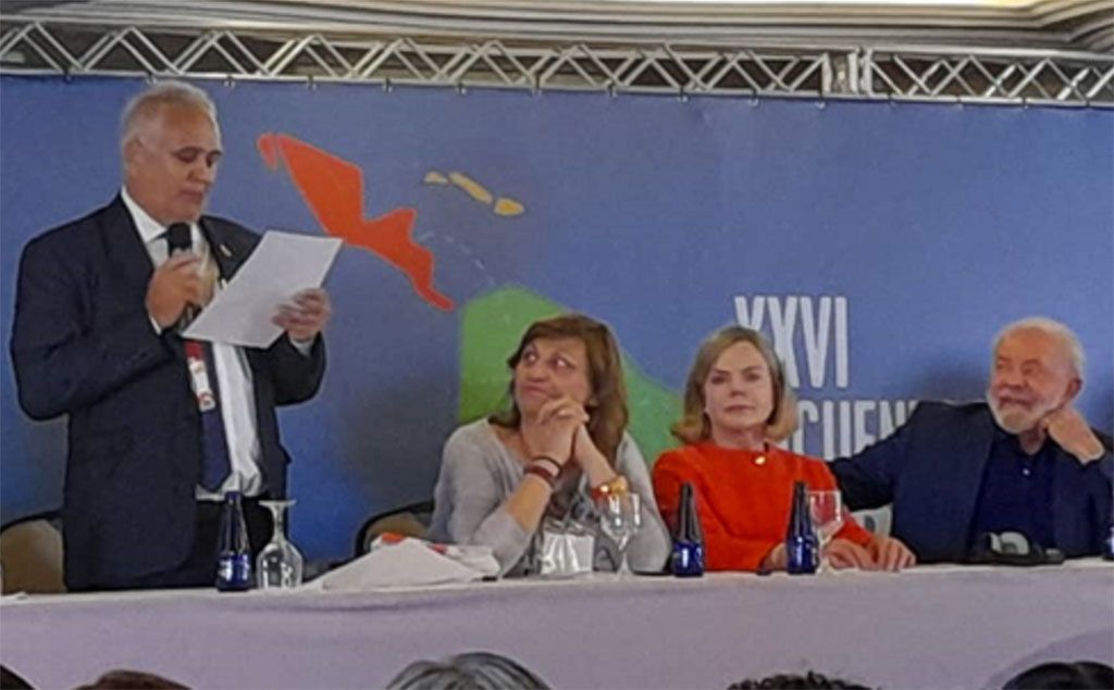 Denuncian en Foro de Sao Paulo bloqueo y hostilidad de EEUU contra Cuba (+Foto)