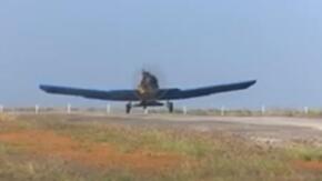 Despiste de avión en La Sierpe solo origina algunos daños materiales