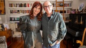 Cristina Fernández acoge a Silvio Rodríguez