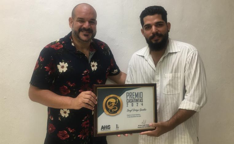 Asociación Hermanos Saíz: Daryl Ortega González agradece Premio Casatintas