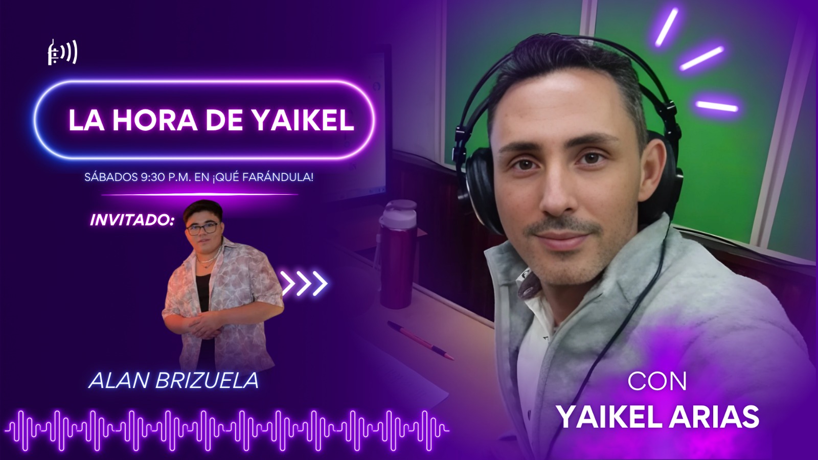 Alan Brizuela en «La hora de Yaikel»