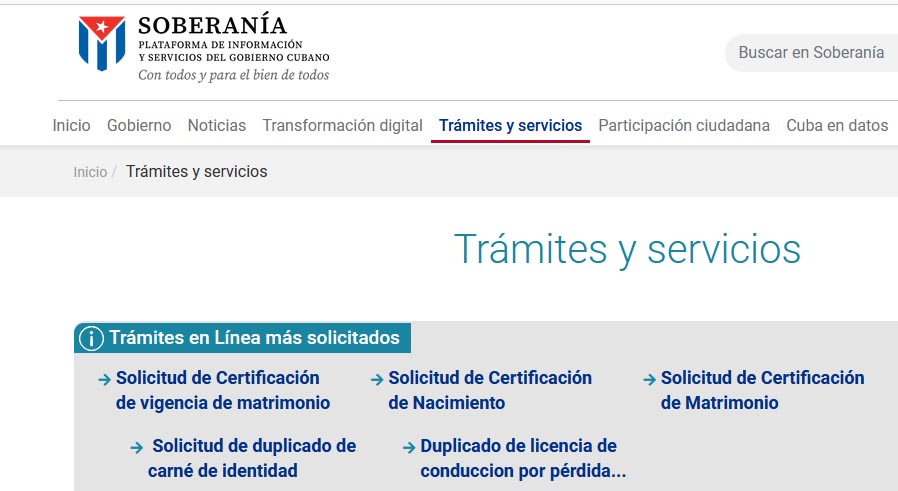 En marcha despliegue de Soberanía, plataforma de información y servicios del Gobierno
