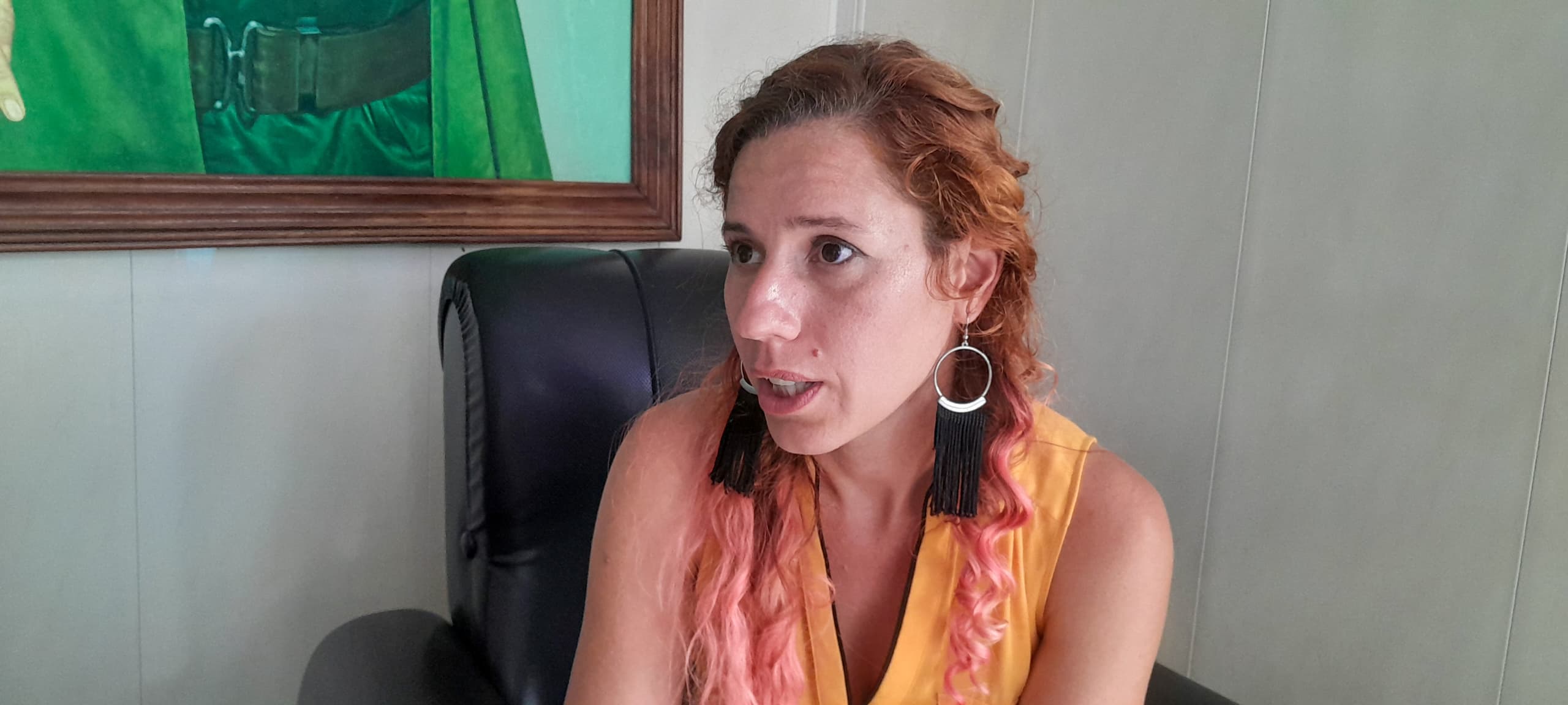 La Dra.C. Suilán Estévez Velarde, decana de la Facultad de Matemática y Computación de la Universidad de La Habana y vocal de la Junta Directiva de la Unión de Informáticos de Cuba (UIC), 