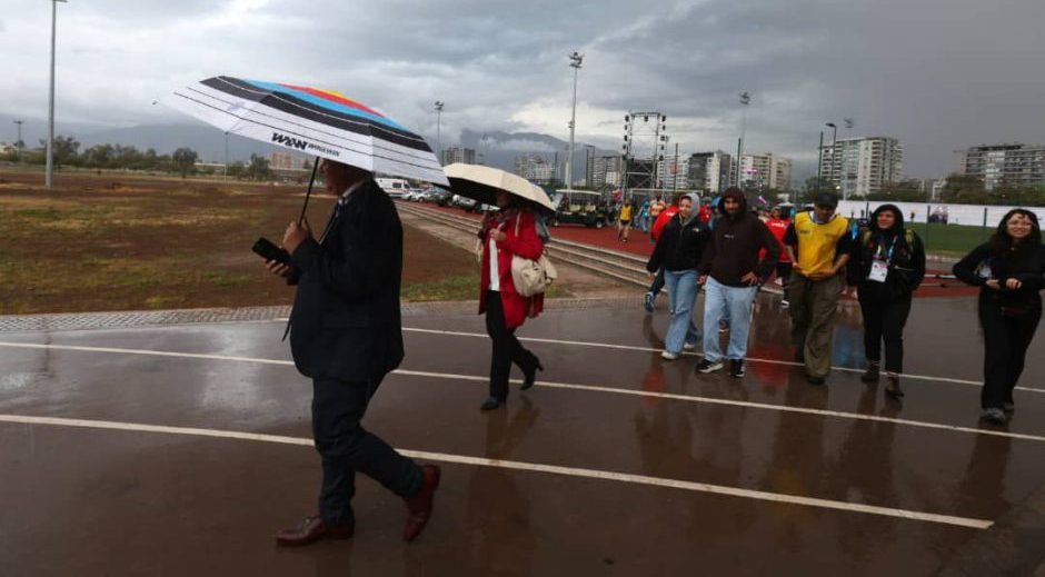 Tormenta eléctrica suspende inauguración de los VI Juegos Parapanamericanos Juveniles en Chile