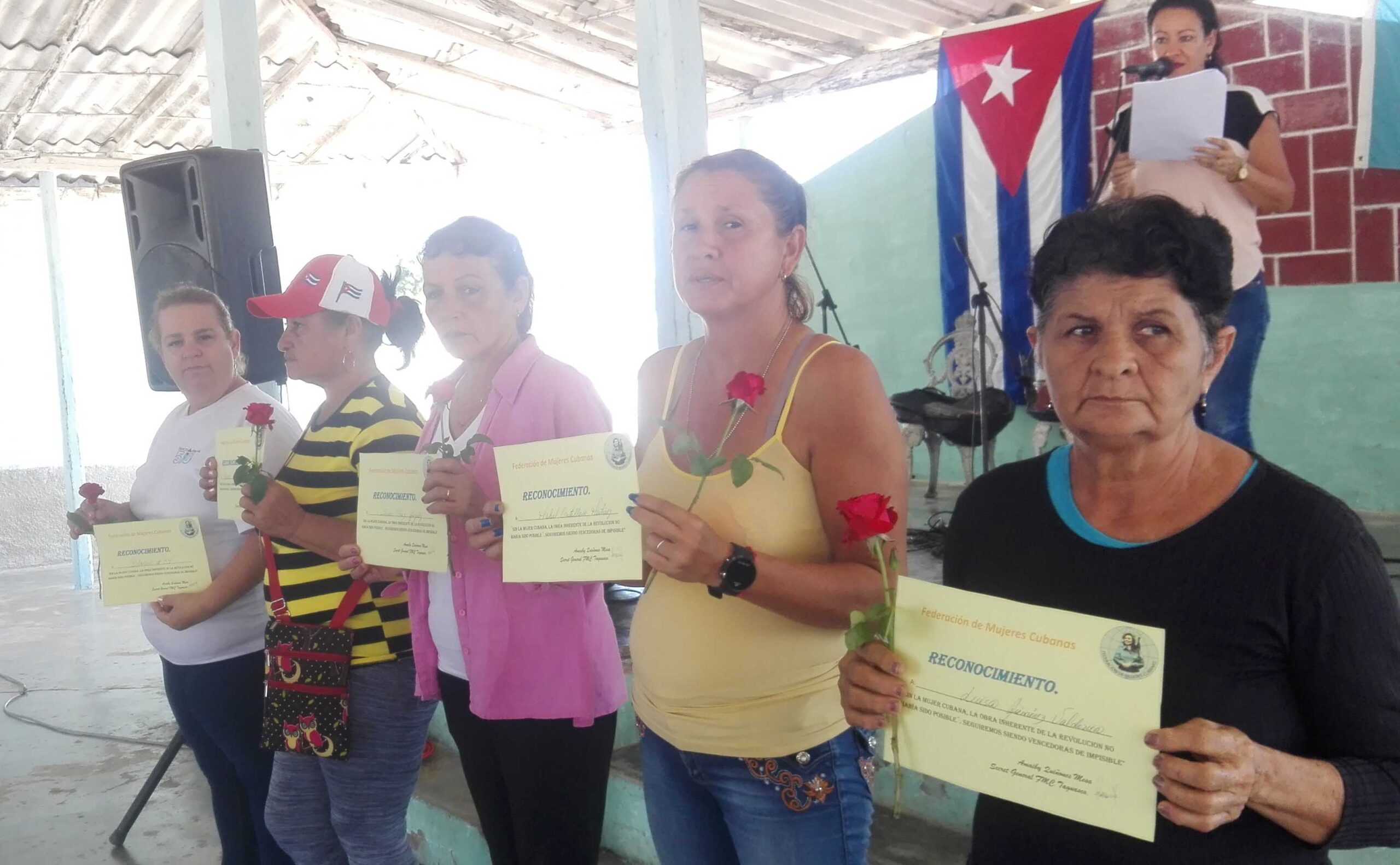 Mujeres de Taguasco celebran aniversario de la FMC