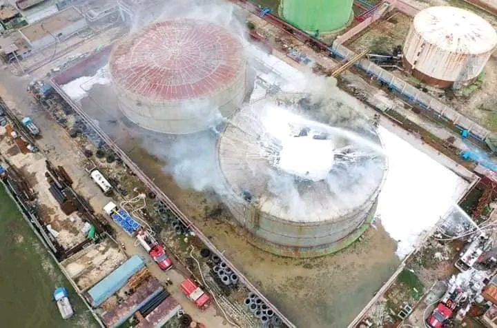 Extinguido incendio en termoeléctrica Antonio Guiteras