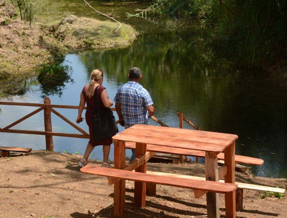 La naturaleza, otras de las bondades de la casa hacienda El Abanico. Foto: Oscar Alfonso Sosa.