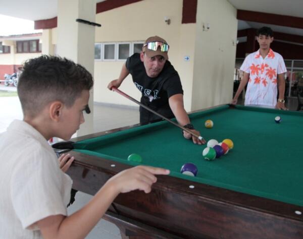 Los juegos, una posibilidad más para recrearse. Foto: Oscar Alfonso Sosa.