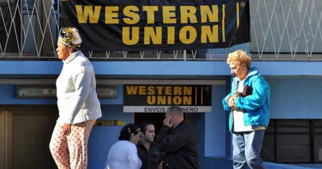 Reanuda el servicio de Western Union para el envío de remesas a Cuba