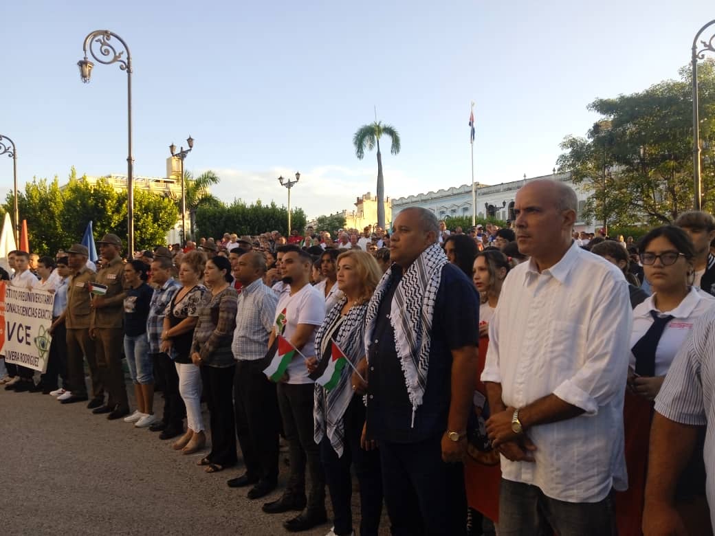 Sancti Spíritus está con Palestina (+fotos)