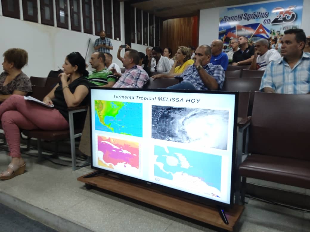 Sancti Spíritus se prepara ante el posible impacto de Melissa
