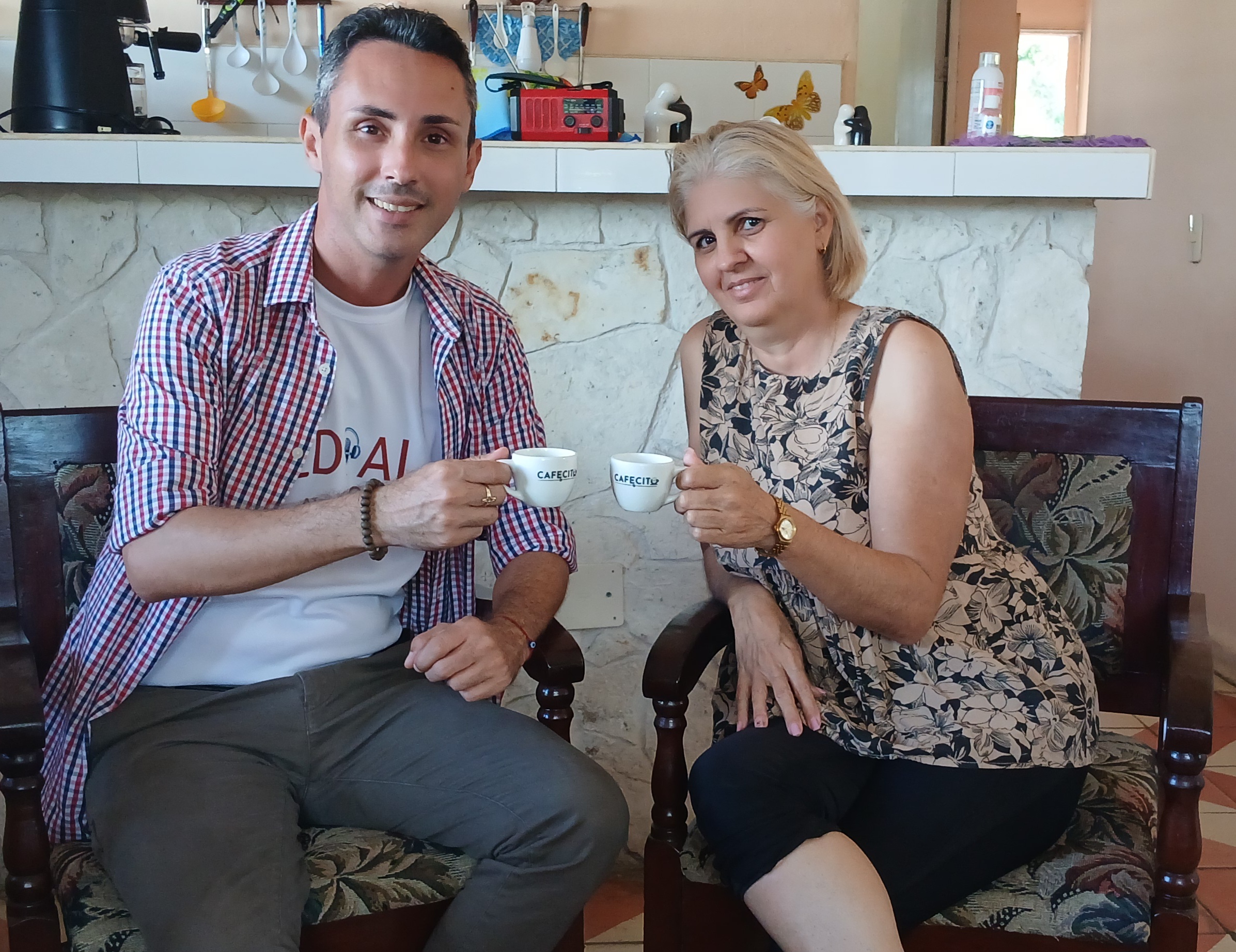 «Estoy agradecida con tu visita»