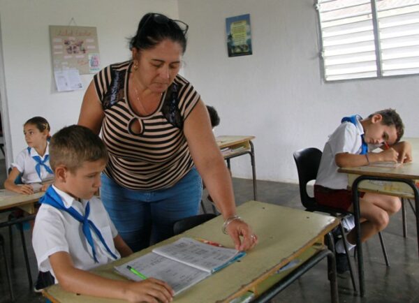 Enseñar siempre fue el sueño de Yudenia. Foto: Oscar Alfonso Sosa.