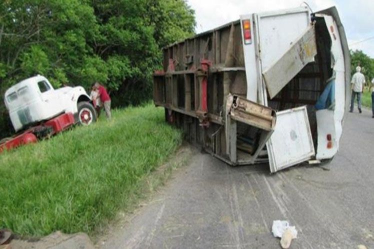 Accidentes viales en etapa estival en Cuba dejaron 72 muertos