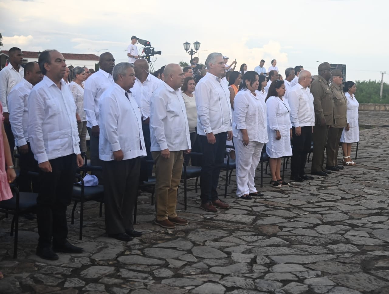 Díaz-Canel preside acto conmemorativo por el inicio de la gesta independentista en Cuba