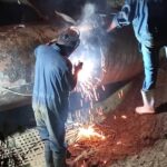 Reparan compleja avería en conductora de agua que abastece a Sancti Spíritus y Cabaiguán