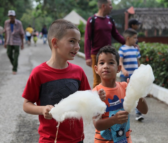 Estas imágenes se hacen presentes en diferentes espacios de recreación. Foto: Oscar Alfonso Sosa.