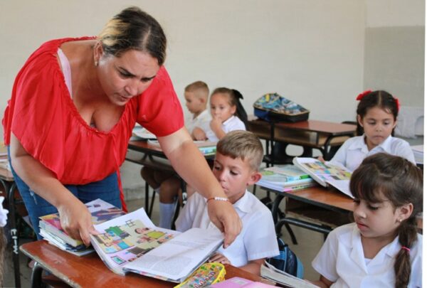 El aula invita a aprender. Foto: Oscar Alfonso Sosa.