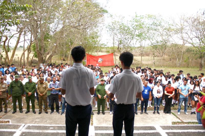 En marcha en Sancti Spíritus Bastión Nacional Estudiantil de la enseñanza media