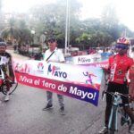 Bicicletada del INDER en saludo al 1ero de Mayo