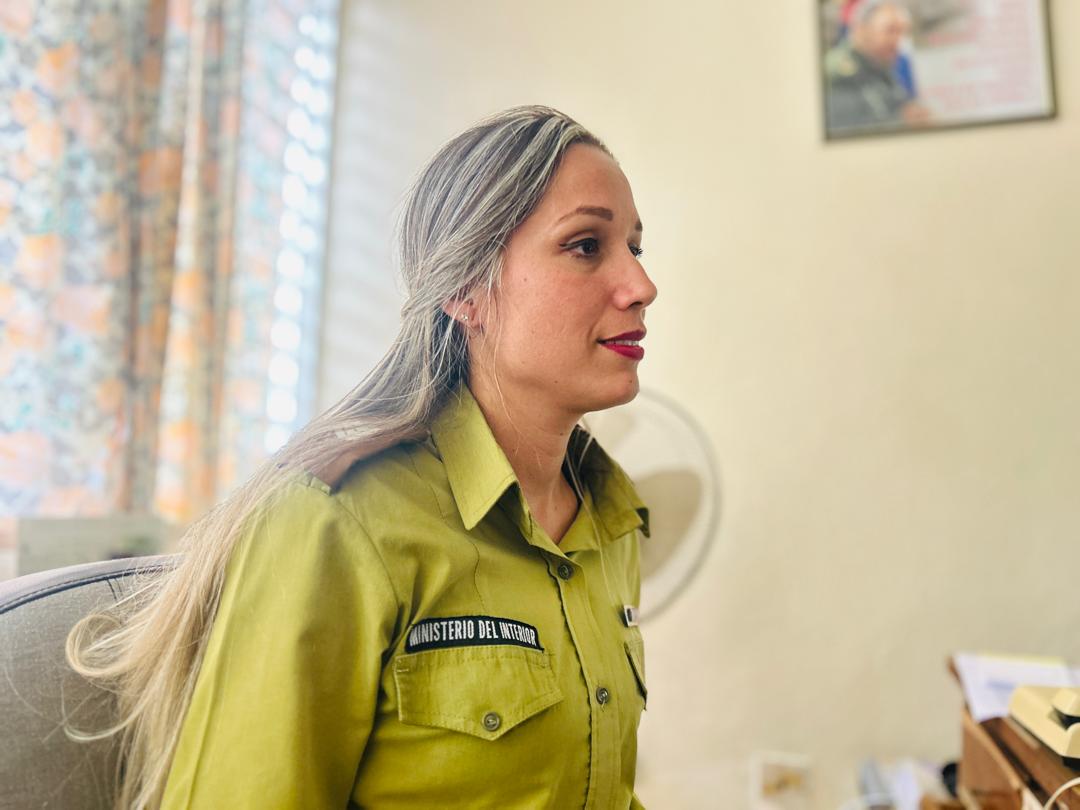 Detectar el quimico no es imposible, asegura la capitana Leidy Laura Aragón Hernández, especialista en Drogas y Toxicología (perito) del Laboratorio Provincial de Criminalística. Foto cortesía del Minint.