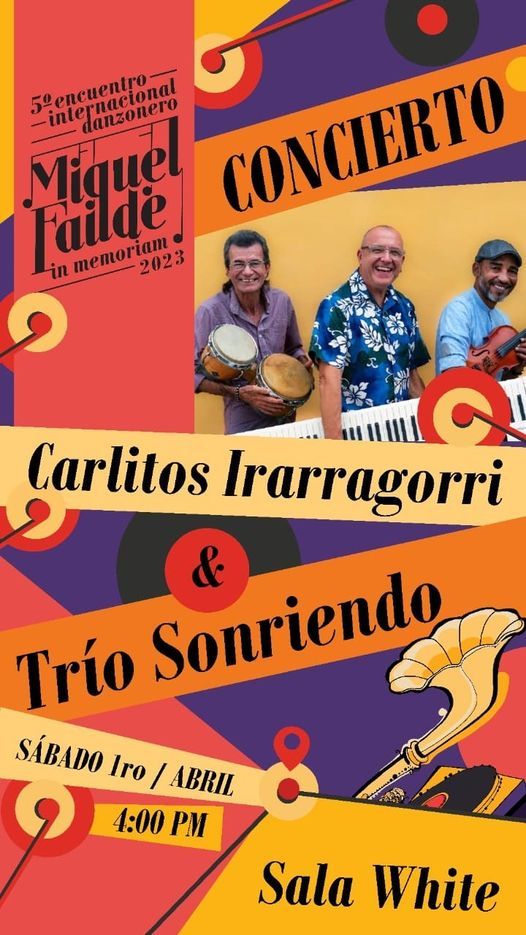 Trío Sonriendo de Trinidad participará en Quinto Encuentro Internacional Danzonero