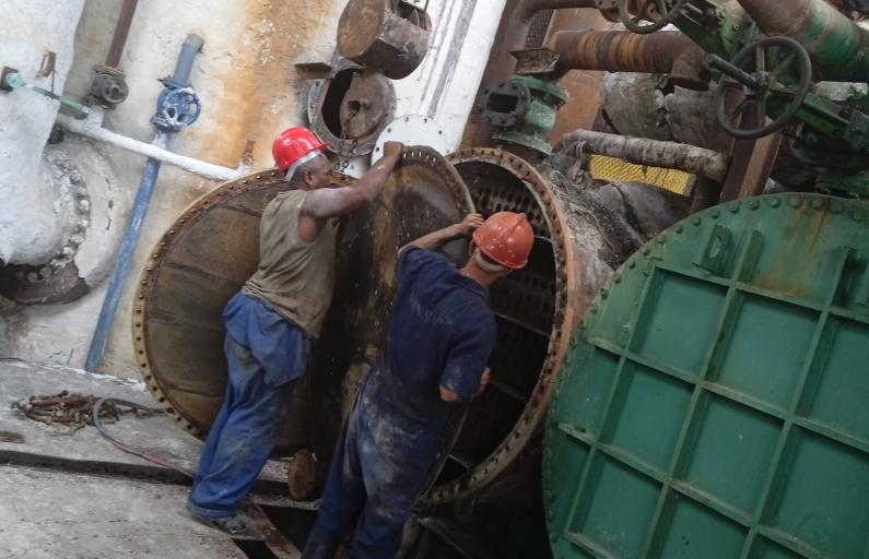 Inmersos ya azucareros del Melanio Hernández en preparativos de la próxima zafra