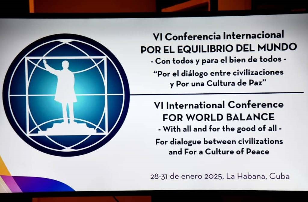 Asiste presidente de Cuba a conferencia por el equilibrio del mundo