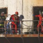 Atento presidente cubano a acciones tras derrumbe en termoeléctrica de Matanzas