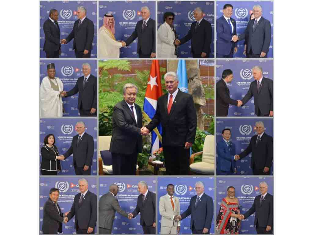Cumbre del G77 y China: Reiteran reclamo para eliminar bloqueo contra Cuba