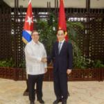 Recibe Bruno Rodríguez a canciller vietnamita de visita en Cuba