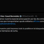 Expresa presidente cubano preocupación por embarcaciones mexicanas ausentes