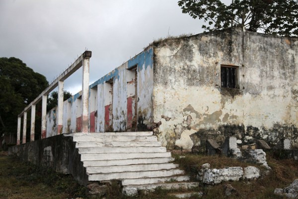 Vista de parte de la antigua enfermería de esclavos de Manaca Iznaga. Foto: Oscar Alfonso Sosa.