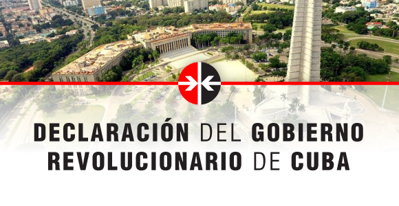 Declaración del Gobierno Revolucionario