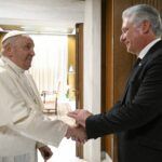 Sostiene Díaz-Canel encuentro con el papa Francisco (+ Fotos y Video)