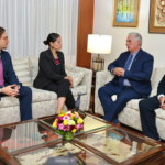 Presidente cubano se reunió con secretaria general del partido Morena