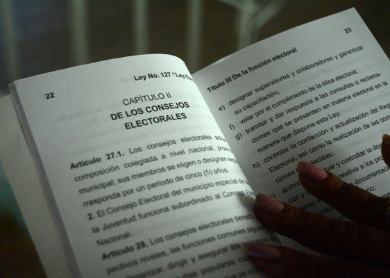Las elecciones se desarrollaron en apego a la Ley Electoral Cubana. Foto: Oscar Alfonso Sosa.