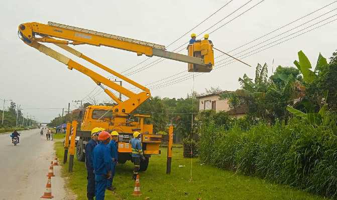 Prosiguen labores recuperativas del Sistema Eléctrico en Sancti Spíritus