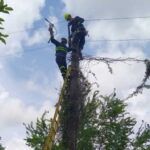 Contingente eléctrico espirituano prosigue labores de apoyo a la capital